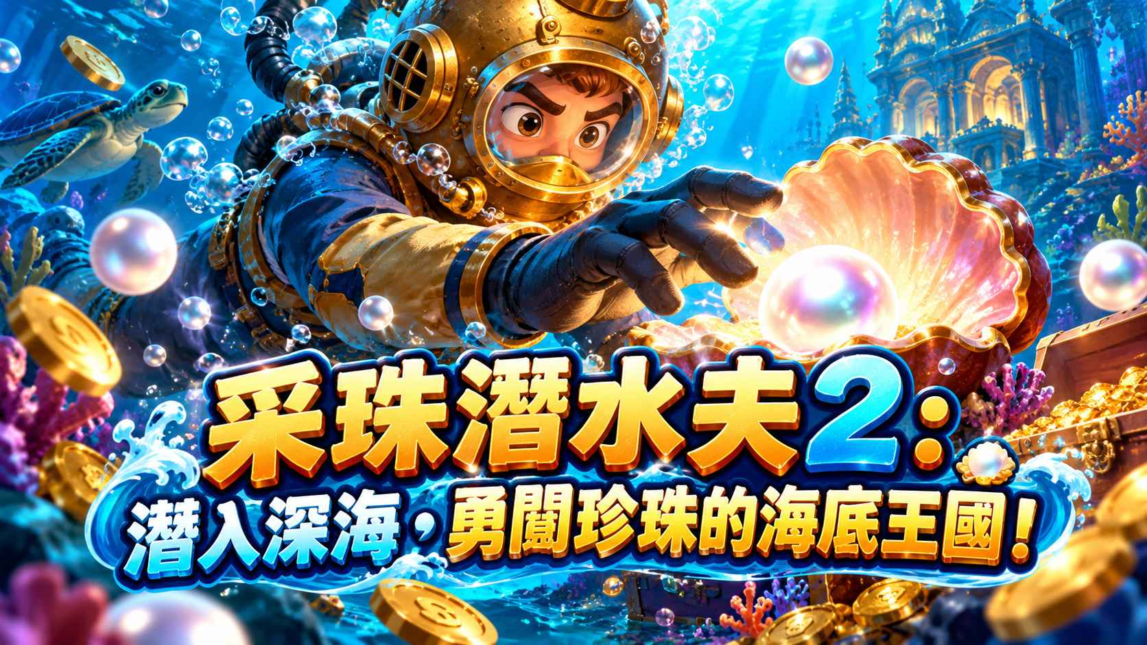 采珠潛水夫2：潛入深海，勇闖珍珠的海底王國！